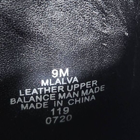 Marc Fisher MlAlva bootie black croc embossed leather block heel size 9 - Picture 10 of 10